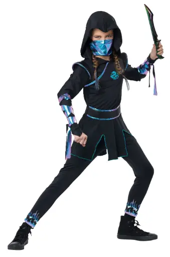 Ninja Nightfire  Costume Girls