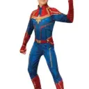 Captain Marvel Girl Classic Hero Suit  Girls