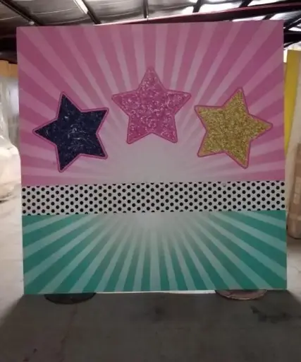 [FP-ART4] Stars Backdrop 200X205 Cm-Rental