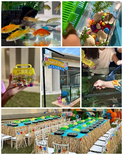 [AC-Fish Tank] Arts and Crafts/10 Persons-Gold Fish Tank