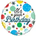  18 Inch Mylar Balloon-It's Your Birthday