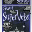  Black Spider Web With 4 Spiders 60 Grams 13feet