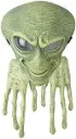 ALIEN MASK & HANDS/CHILD  GREEN