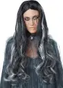 BLOODY MARY WIG  BLACK/GRAY