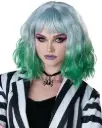 NETHERWORLD GHOST WIG  WHITE/GREEN