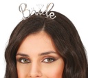 Metalic Bridal Headband, Silver, Adult