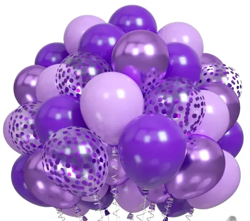 12 Inch Latex Balloon Normal Purple