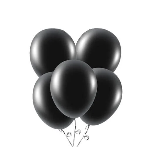 12 Inch Latex Balloon Normal Black