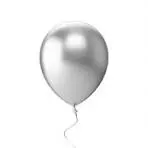 Collection 3 Silver Balloons