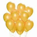 Collection 6 Gold Balloons