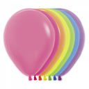 12 Latex Balloons 25ct-Neon Mix 