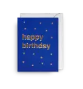 Happy Birthday Stars Mini Card