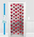 Candy Hearts Foil String Decorations 7 FT