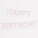 Meri Meri Pink Happy Birthday Garland 1.8M