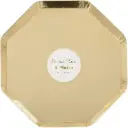 Meri Meri Gold Side Plates (Pack of 8)
