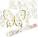 Meri Meri Butterfly Colouring Posters (Pack of 2)