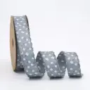 Floral 1 inch Ribbon - Blue 10 yards