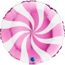 36 Inch Swirl Candy Round Balloon