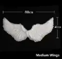 Angel wings white 80 * 40cm