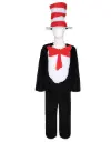 Mischievous Cat in the Hat Kids' Costume