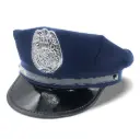 Blue Police Officer Hat