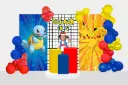 Pokémon Birthday Backdrop