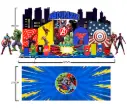 Superhero Backdrop set 