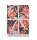 Wrapping Paper Sheet (70x50 cm)-Christmas Floral Garlands