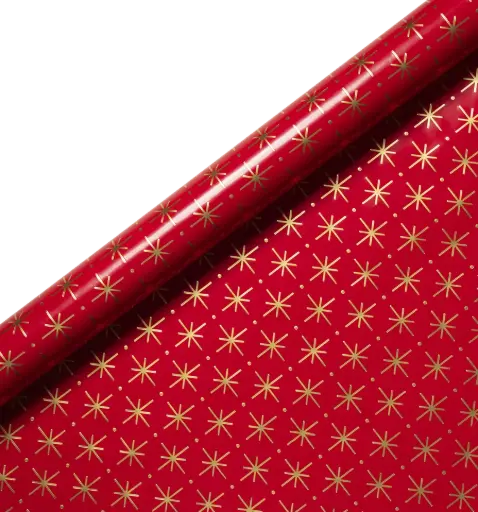 [LD-RW2192] Hoshi Berry Celestial Foiled Roll Wrap, 3 Metres