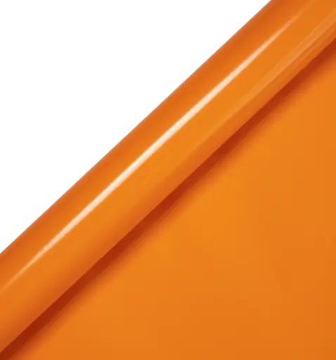 [LD-RW2455] Mandarin Orange Colour Block Roll Wrap, 3 Metres