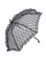 Black Lace Costume Parasol