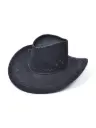 Black Stitched Cowboy Costume Hat