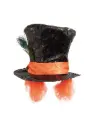 Mad Hatter Hat with Hair