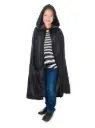 Black Velvet Child Hooded Costume Cloak – 88 cm
