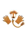 Lion Mask, Tail and Paw Costume Set