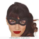 Black Glitter Eye Mask