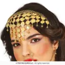 Gold Metallic Coin Medal Headband