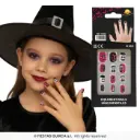 Kids Halloween Press-On Nails with Glue, Set of 12 - Design 3