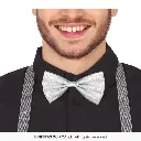Silver Bow Tie, 12 cm