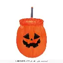Pumpkin Trick-or-Treat Basket with Handle Stick, 50 cm
