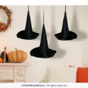 Hanging Witch Hats Decoration, Set of 3 (18 cm)