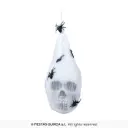 Spider Web Trick-or-Treat Bag with Skull, 25 cm