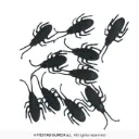 Plastic Beetles, Bag of 10 (7 cm)