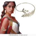 Metal Laurel Bracelet - Adult