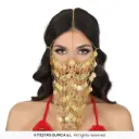 Metal Coin Face Mask - Adult