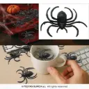 Plastic Spiders, Bag of 12 (7 cm)