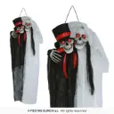 Hanging Skeleton Bride & Groom, 90 cm