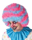 Spiral Clown Wig - Blue/Pink