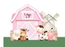 Little Farm Birthday Backdrop