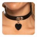 Punk Choker with Black Heart
